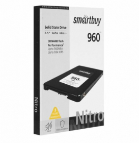 Внутренний SSD Smart Buy 960GB Nitro, SATA-III, R/W - 500/560 MB/s, 2.5